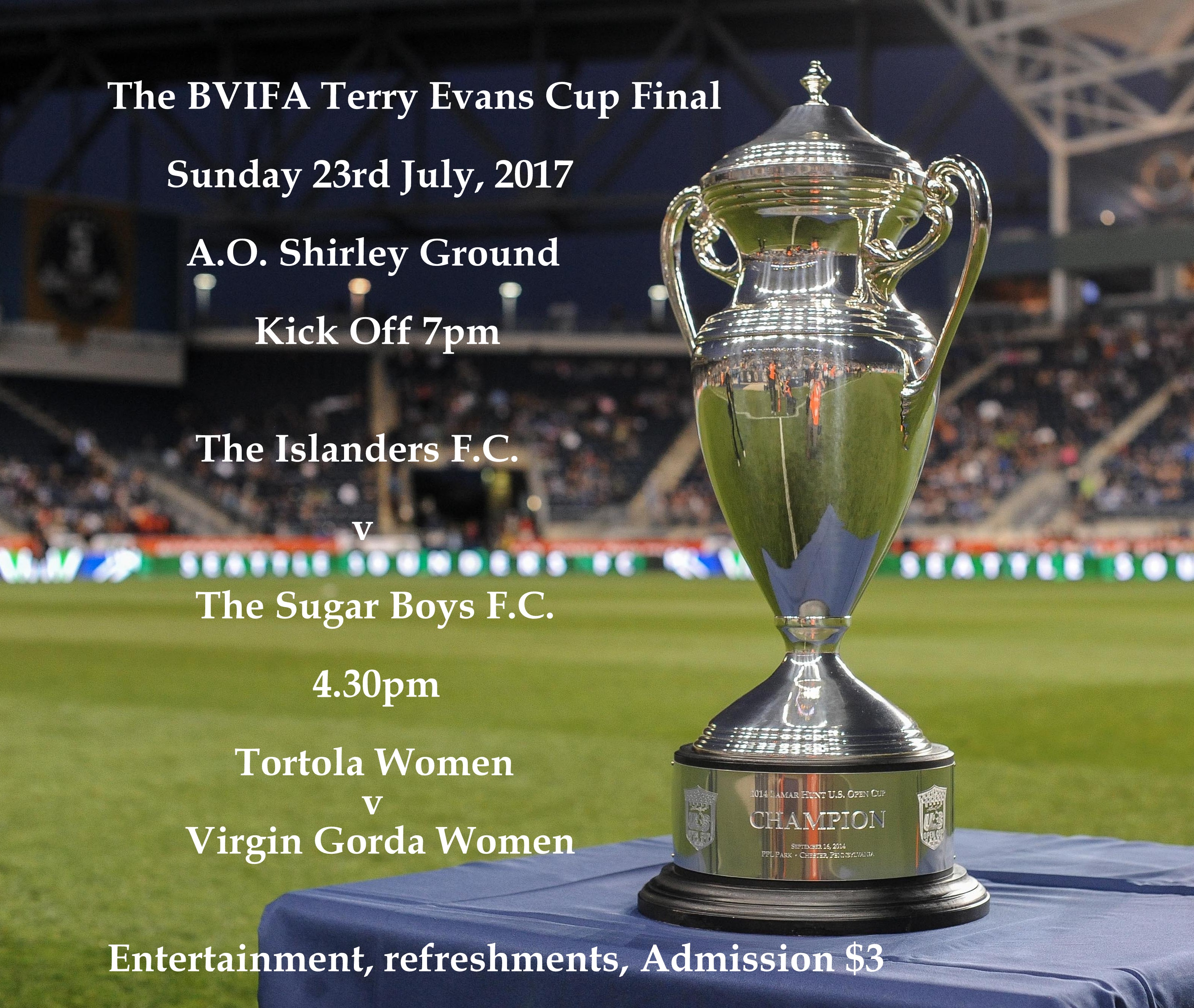 The final of the Terry Evans Cup is all set for Sunday 23rd April, with ...